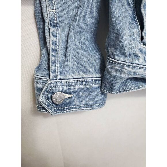 BDG Oversized Women's Denim Trucker Jean Jacket Light Wash Button Front - Picture 4 of 9